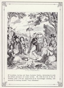 Ilustracja do książki Własna licencjata, czyli postępy pana Lambkina (Gent) (rycina) autorstwa George Cruikshank