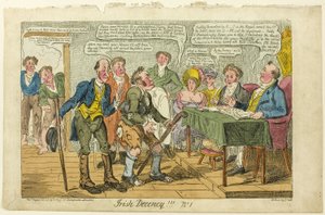 Irlandzka przyzwoitość! ! ! no. 1 autorstwa George Cruikshank