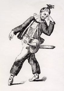 Kasper Punch, XIX wiek. autorstwa George Cruikshank