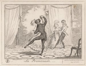 Promenada autorstwa George Cruikshank