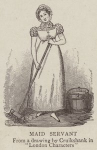 Pokojówka autorstwa George Cruikshank