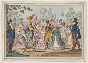 Potworności z 1819 roku autorstwa George Cruikshank