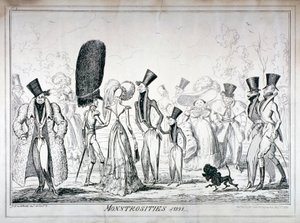"Potworności 1821", 1835. autorstwa George Cruikshank