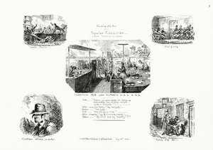 Błaganie w adwokaturze, czyli edukacja ludowa (grafika) autorstwa George Cruikshank