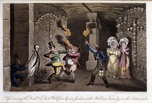Promenade dans les catacombes - w „Życiu w Paryżu” Davida Careya, il. przez George