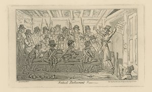 Radykalny parlament (rycina) autorstwa George Cruikshank