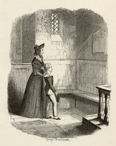 Rose Maylie i Oliver, z "Przygód Olivera Twista" Charlesa Dickensa (1812-70) 1838, opublikowane przez Chapman und Hall, 1901