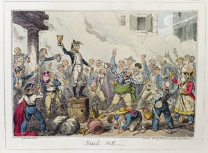 Scud Hill, wydana przez James Robins und Co., październik 1825 (kolorowa akwaforta) autorstwa George Cruikshank