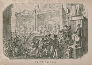 Targi wrześniowe autorstwa George Cruikshank