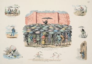 Kaplica św. 1833 (grawerowanie ręcznie kolorowane) autorstwa George Cruikshank
