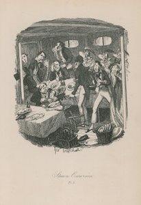 Wycieczka parowa autorstwa George Cruikshank