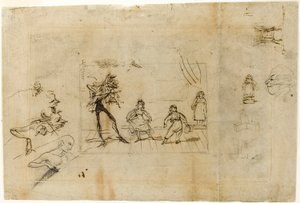 Studium do lekcji tańca, część 2: Menuet autorstwa George Cruikshank