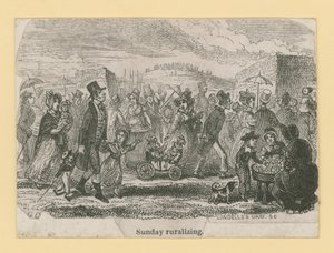 Niedzielna wieśniak autorstwa George Cruikshank