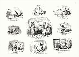 Ogony (grawerowanie) autorstwa George Cruikshank