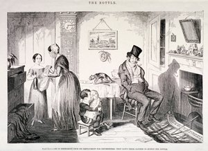„Butelka”, 1847 autorstwa George Cruikshank