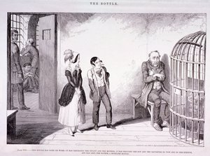 „Butelka”, 1847 autorstwa George Cruikshank