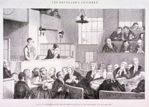 „Dzieci pijaka”, ok. 1847 r. autorstwa George Cruikshank