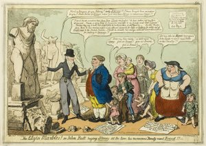 Marmury Elgina! autorstwa George Cruikshank