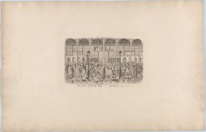 Pierwszy dzień wejścia szylinga, 1851., 1851. autorstwa George Cruikshank