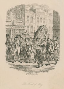 Pierwszy maja autorstwa George Cruikshank