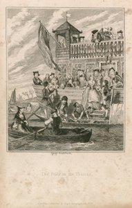 Szaleństwo nad Tamizą autorstwa George Cruikshank