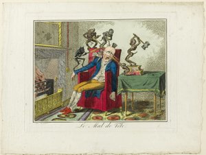 Ból głowy autorstwa George Cruikshank