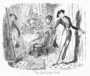 The Last Fond Look (grawerowanie) autorstwa George Cruikshank