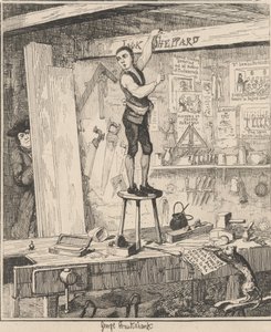 Imię na belkach autorstwa George Cruikshank