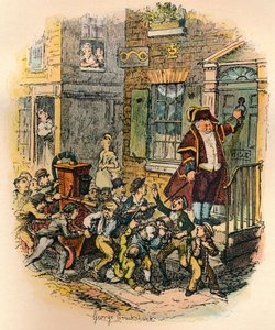 Lokomotywa parafialna, ok. 1900 r autorstwa George Cruikshank