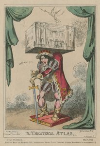 Atlas teatralny: Edmund Kean jako Richard III autorstwa George Cruikshank