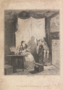 Odkrycie tajemniczej paczki autorstwa George Cruikshank