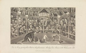 Tom i Jerry ze swoim bluntem... autorstwa George Cruikshank