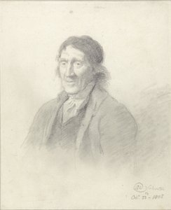 Portret mężczyzny, 1805 (grafit z tuszem na papierze)