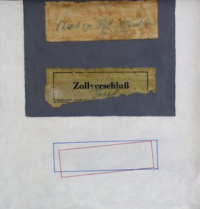 CCC (Kolaż odprawy celnej) (media mieszane) autorstwa George Dannatt