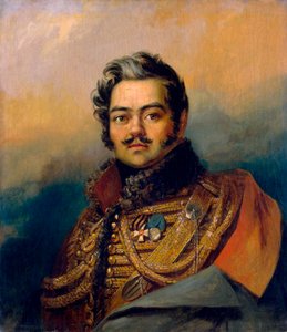 Denis Davydov, rosyjski żołnierz i poeta, ok. 1828.