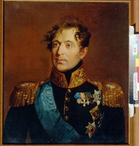 Portret generała hrabiego Michaiła Miloradowicza (Miloradowicza) (1771-1825). Obraz George Dawe (1781-1829), olej na płótnie. sztuka angielska