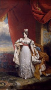 Portret carycy Aleksandry Fiodorowny z Rosji autorstwa George Dawe