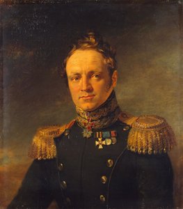 Portret Jewgienija Aleksandrowicza Gołowina 1782-1858, przed 1825 r. autorstwa George Dawe