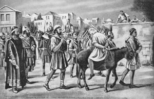 Egzekucja patriarchy Konstantyna (litografia)