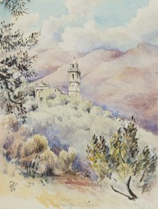 Kościół San Donato, Varezzo, koło San Remo, 11 lutego 1878 (wc na papierze)