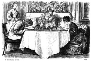 Dziecko bez wdzięku, 1872 1891 autorstwa George du Maurier
