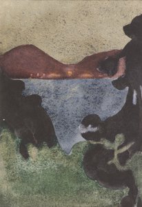 Dundee z Tayport, Zmierzch, c.1898 (akwarela)