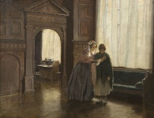Pani Mary Carpenter i jej pierwsza reformatorka, Annie Woolham, w Red Lodge, 10 października