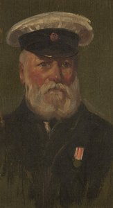 Portret C. Clothier, VI, ok. 1920 (olej na desce) autorstwa George Edmund Butler