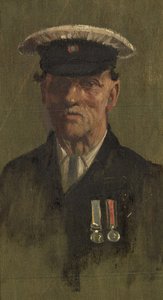 Portret G. Marshmana, 62., ok.1920 (olej na desce) autorstwa George Edmund Butler