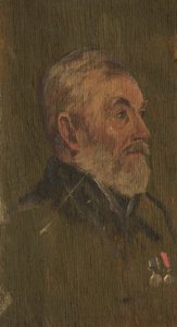 Portret H. Fussella, L.T.C. 1920 (olej na desce)