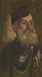 Portret J. Fishera, Rifle Bgde, ok.1920 (olej na desce)