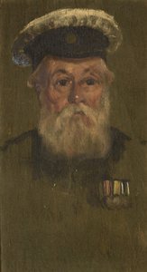 Portret W.H. McKegga, R.N., ok.1920 (olej na desce) autorstwa George Edmund Butler