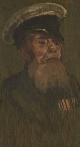 Portret W. Shorta, R.M.L.I. 1920 (olej na desce) autorstwa George Edmund Butler