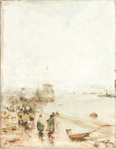 North Shields Fish Quay (olej na płótnie)